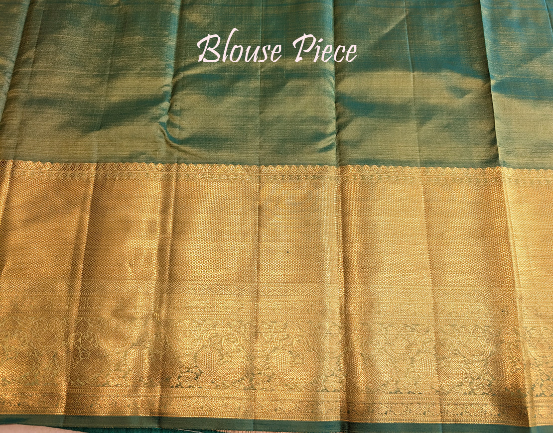 Yellow Pure Kanjivaram Silk Saree – Handloom Saree Online India | Elegantt Drapes