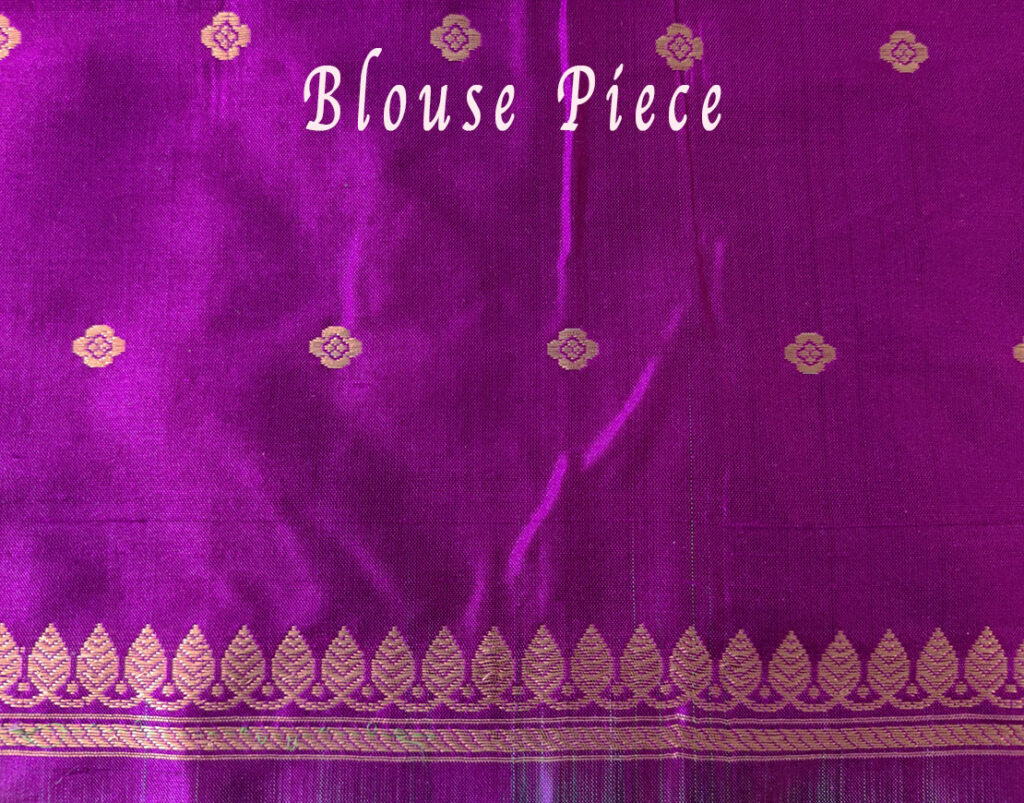 Deep Mauve Banarasi Handloom Katan Silk Saree