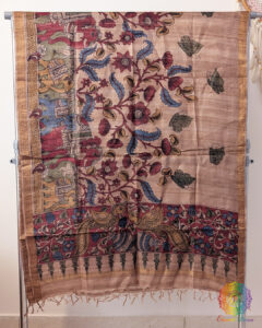 Kalamkari Tussar Silk Dupatta