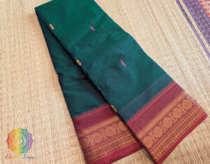 Green Pure Kanchi Cotton Saree