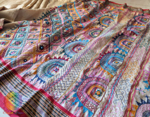 Gorgeous Pure Vidarbha Tussar Silk Lambani Saree